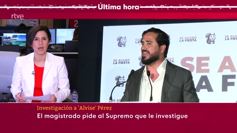 ALVISE PÉREZ: El JUEZ pide al SUPREMO investigarlo por FINANCIACIÓN ILEGAL al estar AFORADO | RTVE