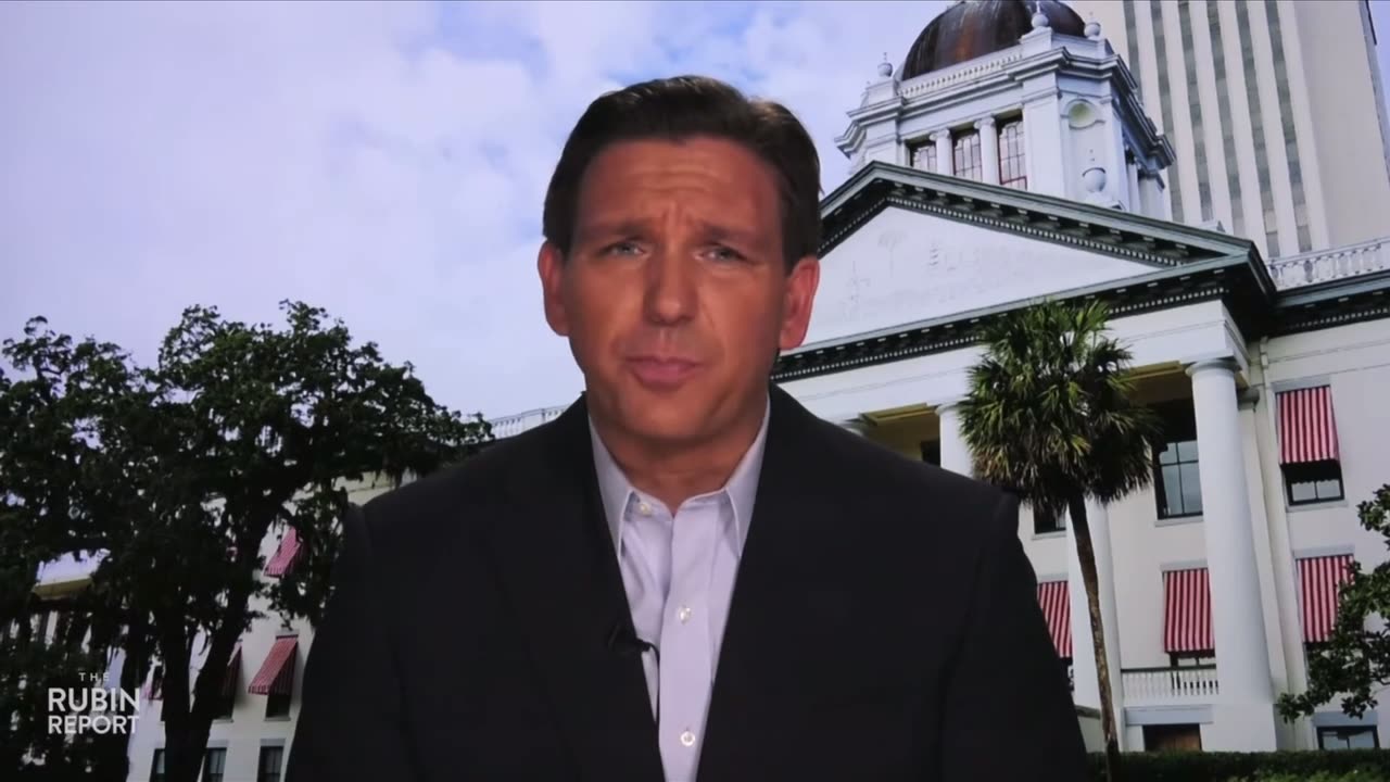 Dave Rubin w/ FL gov Ron DeSantis / Disney is now in state receivership and owes FL $700 million