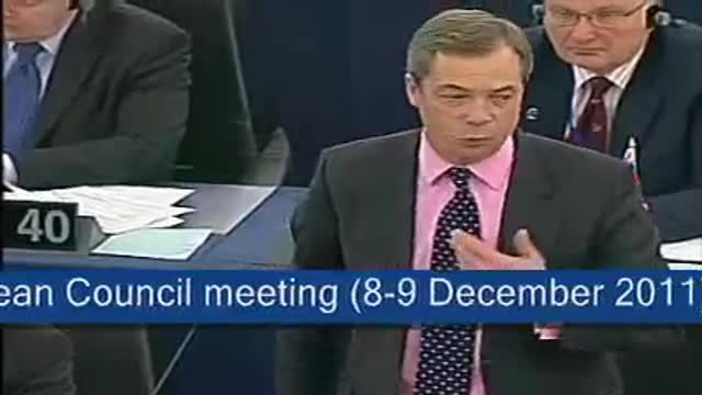 Nigel Farage-Europe do not sink Great Britain