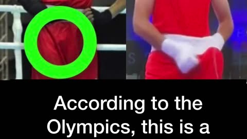 According to the Olympics, this is a woman