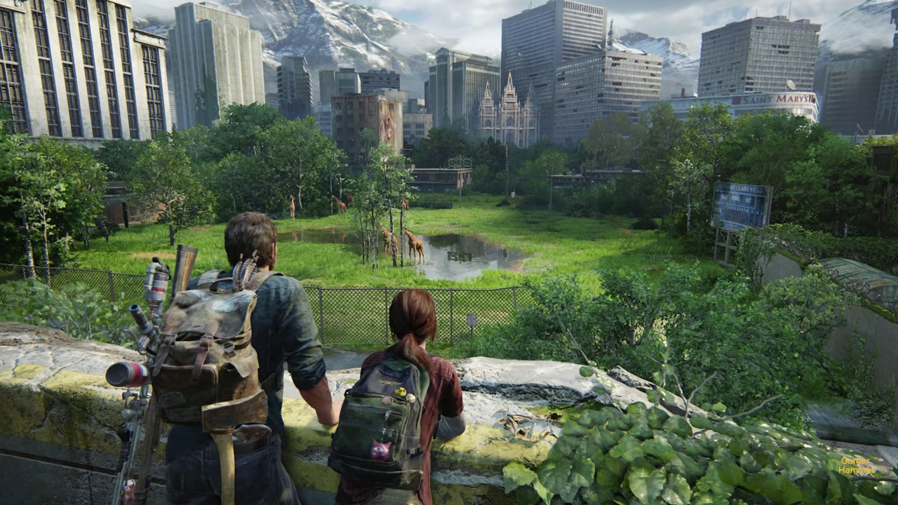 When Joel and Ellie just enjoying the view