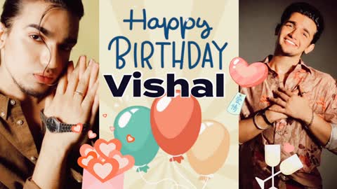 Happy Birthday Vishal 🎉💝 Vishal Pandey Teentigada Birthday Boy Adrushal Birthday Special Edit