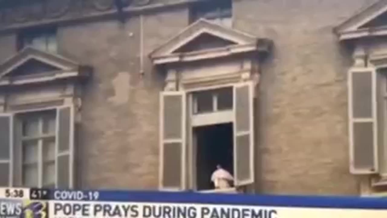 Hologram Pope vanishes into thin air from window in Vatican