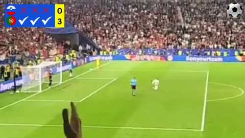 Portugal Vs Slovenia| 3-0 | Full penalty-shootout|UEFA Euro 2024