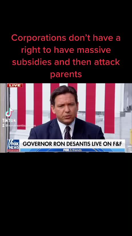 Ron DeSantis: Big corporations shouldn’t have special privileges