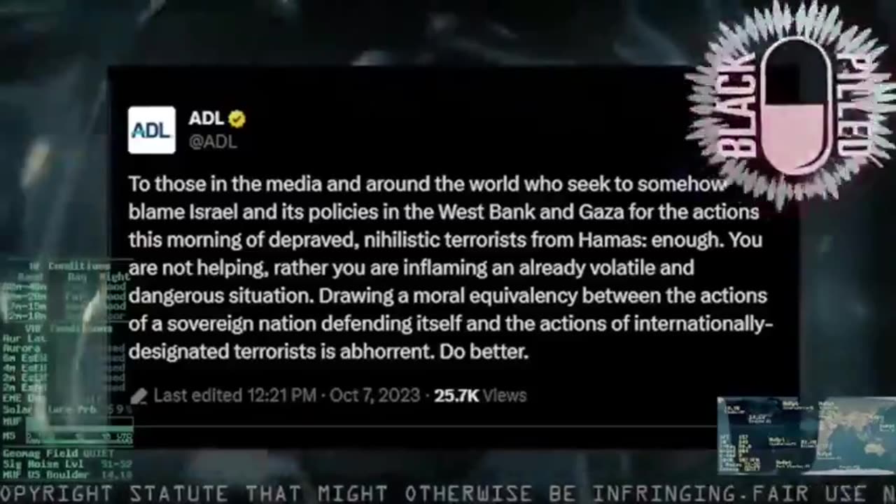 BlackPilled: White Genocide Is A Conspiracy Theory. Palestinian Genocide Is A Virtue