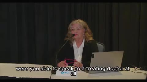 Covid medical malpractice, NCI witness