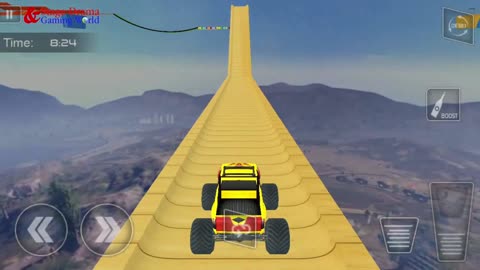 Impossible Monster Truck Stunts | Monster Truck Race | Monster Truck Videos | Slowly Gamerz