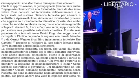 La Bibbia secondo Klaus Schwab. Fuori dal Virus n.616.SP