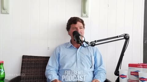 Tucker’s on the Full Send podcast. He says media is controlled by powerful people who run the world