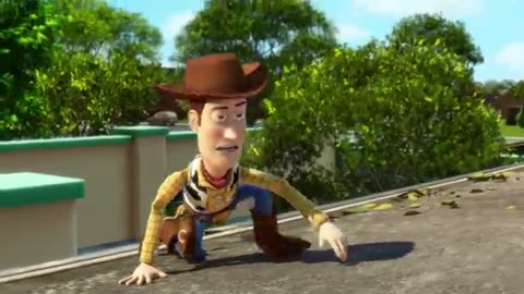 Woody escapa en una cometa | Toy Story 3 | Disney Junior Oficial