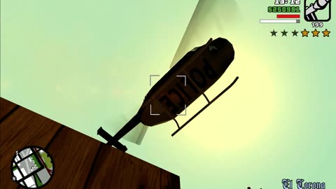 GTA San Andreas 4 Stars Police War