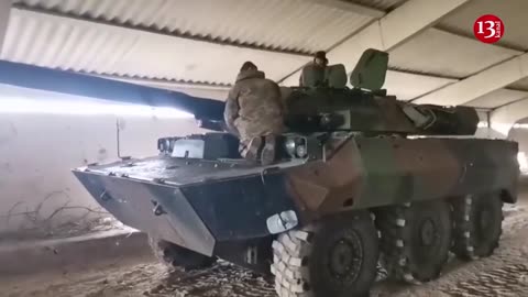 AMX-10 tanks sent by France used by Ukrainian army