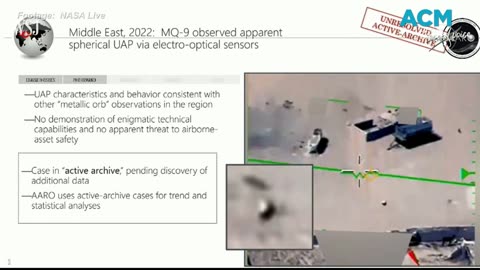 NASA holds first ever meeting on UFO's