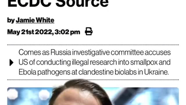 Monkeypox Origin Ukraine Biolab???