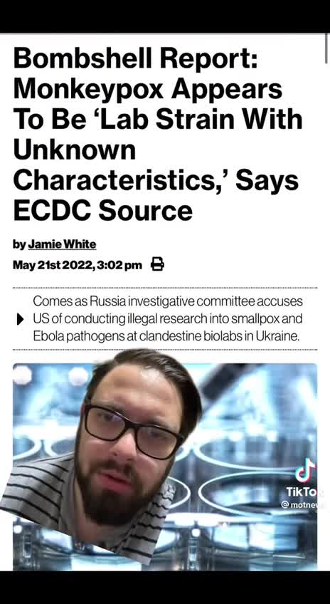 Monkeypox Origin Ukraine Biolab???