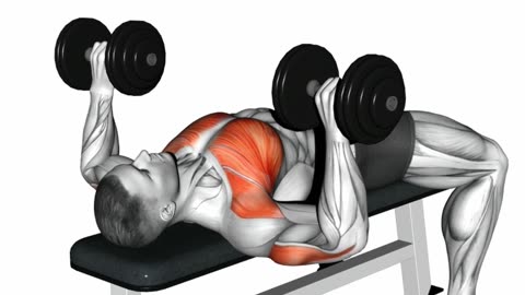 Dumbbell Chest Workout #chestworkout #dumbbellexercises #homefitness #gymathome #shorts