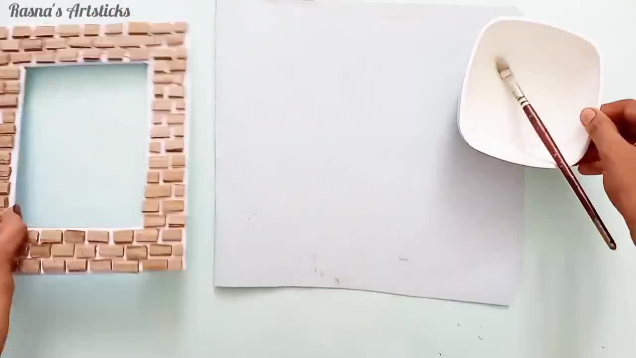 Making a photo frame at home | Making a cardboard photo frame | Making a frame out of waste