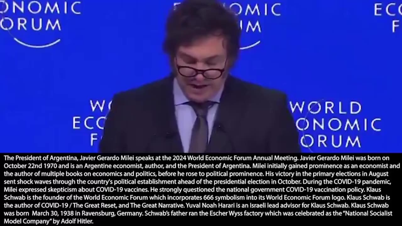 WORLD ECONOMIC FORUM | "TODAY I'M HERE TO TELL YOU THAT THE WESTERN WORLD IS IN DANGER."