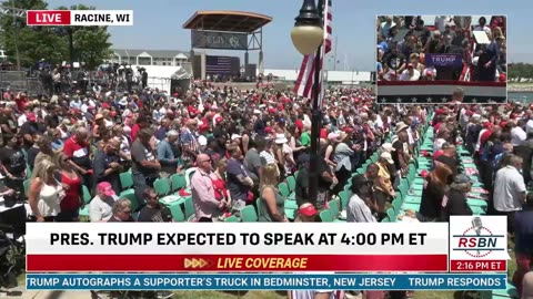 Trump Racine Wisconsin Rally Opening Prayer