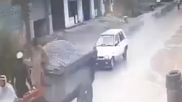 Dangerous accident look video