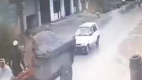 Dangerous accident look video