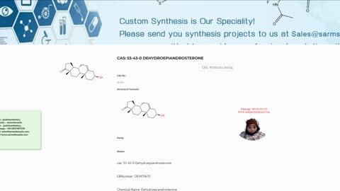 cas: 53-43-0 Dehydroepiandrosterone