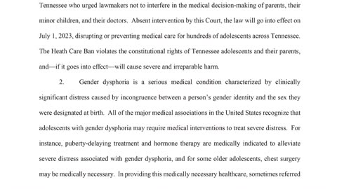 LGBTQ advocates sue Tennessee to block transgender healthcare ban