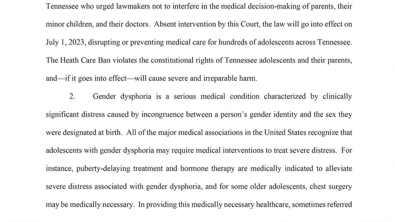 LGBTQ advocates sue Tennessee to block transgender healthcare ban