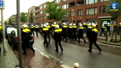 Anti-ISIS demonstratie in Haagse Schilderswijk (compilatie)