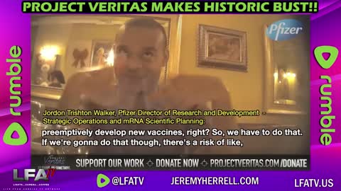 LFA TV CLIP: PROJECT VERITAS MAKES HISTORIC BUST!