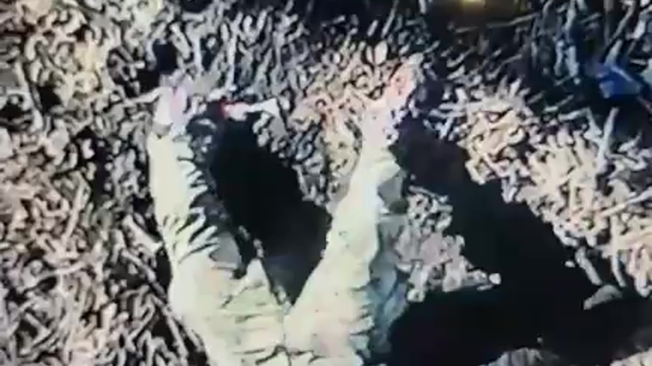 Drone footage - Ukrainian Drone Hits Russian Soldier