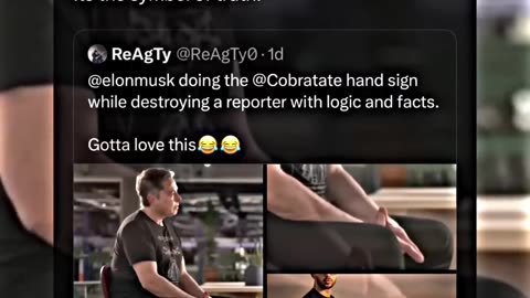 Elon Musk Copying Hand Sign Of Andrew Tate