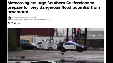 WARNING! IF YOU HAVEN'T FLED CALIFORNIA YET OUR GOVERNMENT WILL MAKE SURE THEY FLOOD YOU OUT!