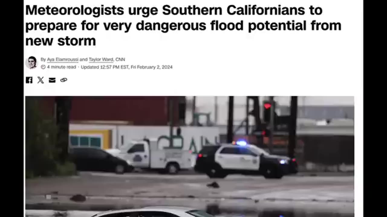 WARNING! IF YOU HAVEN'T FLED CALIFORNIA YET OUR GOVERNMENT WILL MAKE SURE THEY FLOOD YOU OUT!