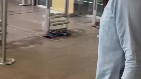 Gauahar Khan Spotted At Mumbai Airport