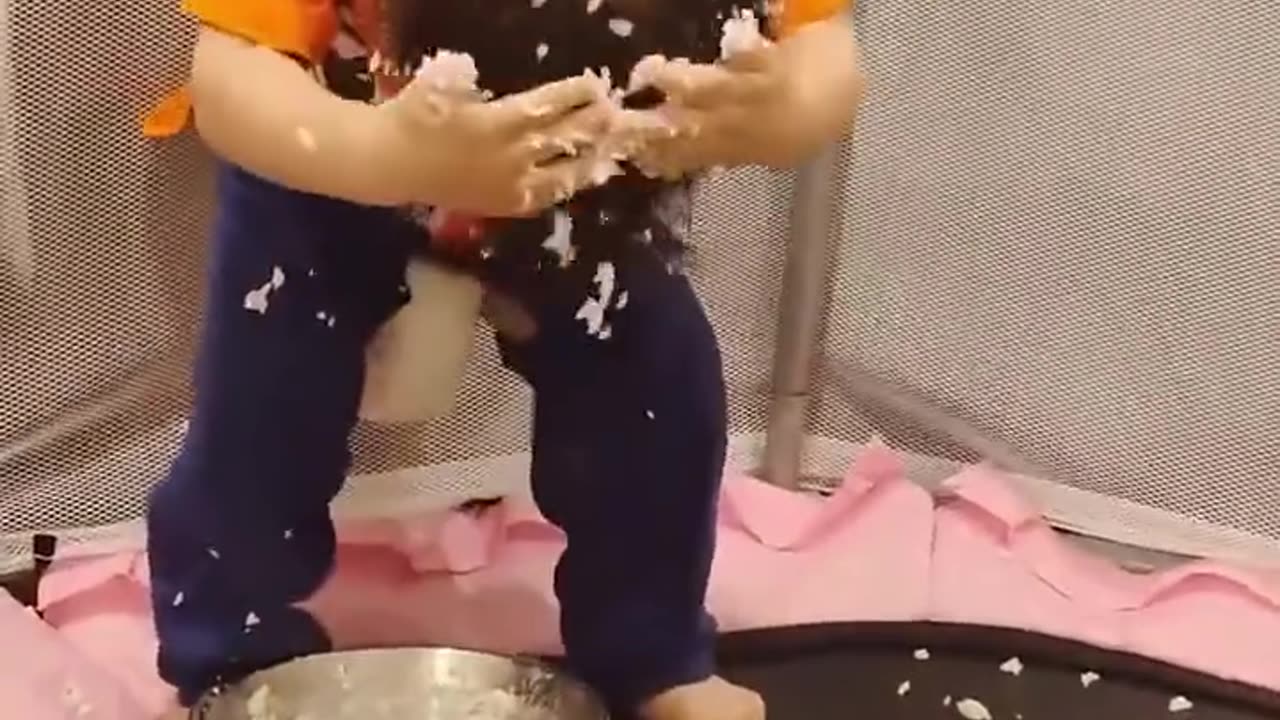 Funny babies, creative baby 😅😅😅, babies qt work