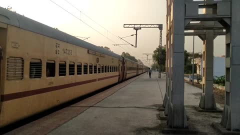 Man Hops off a Slowing Train in an Undesignated Stop