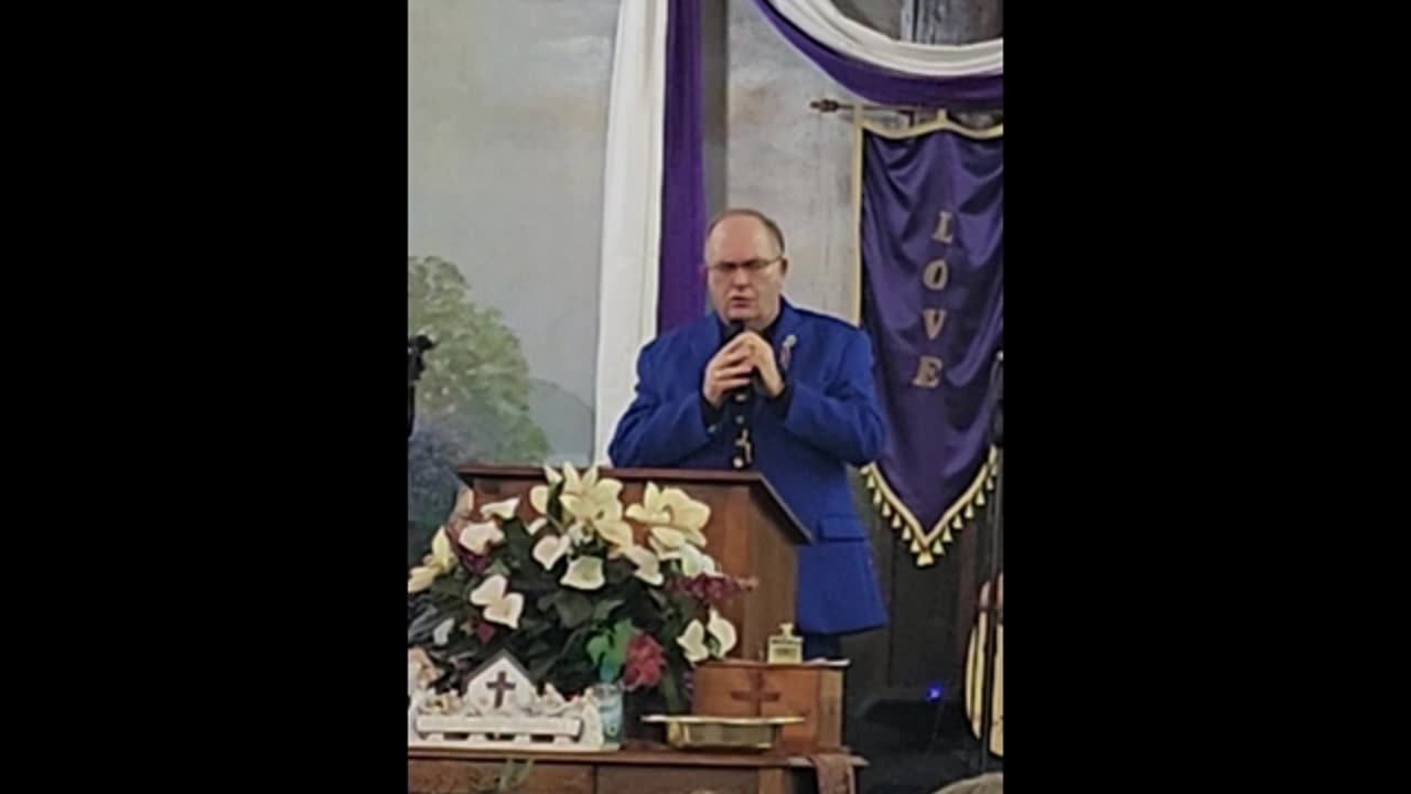 Gary Guess singing, Jesus just the mention of your Name.