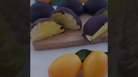 Зефир "Мандарин в шоколаде"🍊Видеоурок