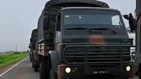 Today in Brazil - many videos appear of troop transfers.