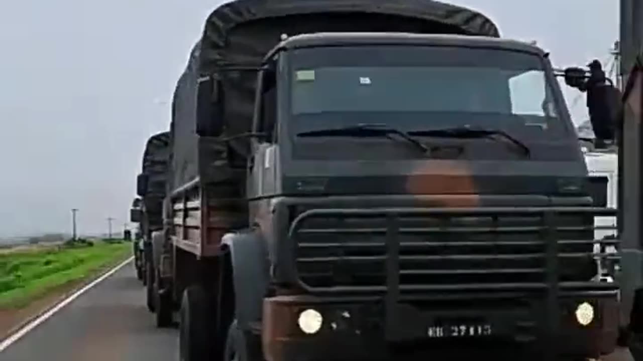 Today in Brazil - many videos appear of troop transfers.