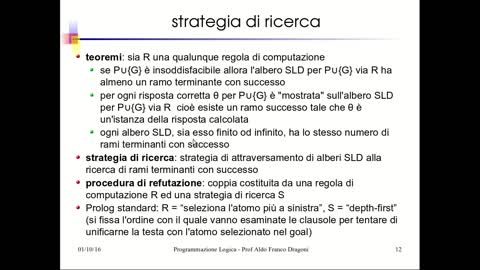 IA08: Logica del 1° Ordine: Alberi SLD