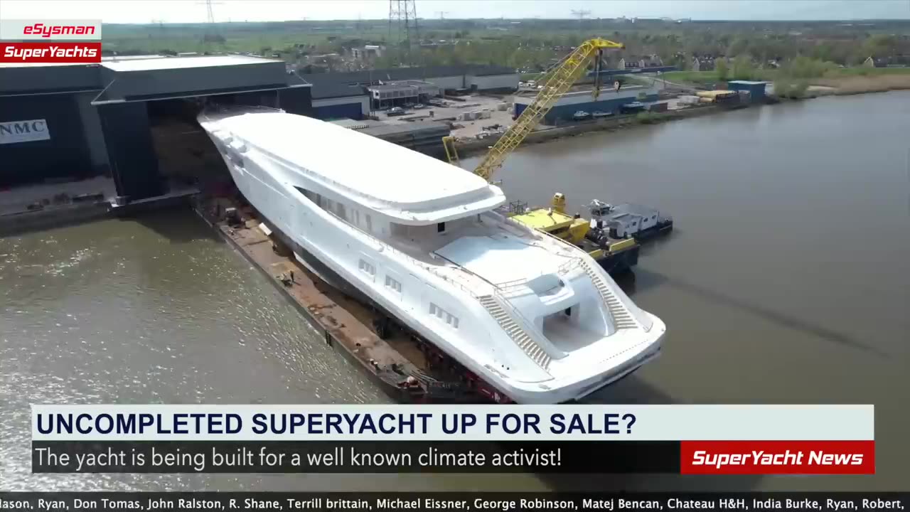 ***This CLIMATE ACTIVIST Owns a 'Secret' Superyacht! | SY News Ep324***