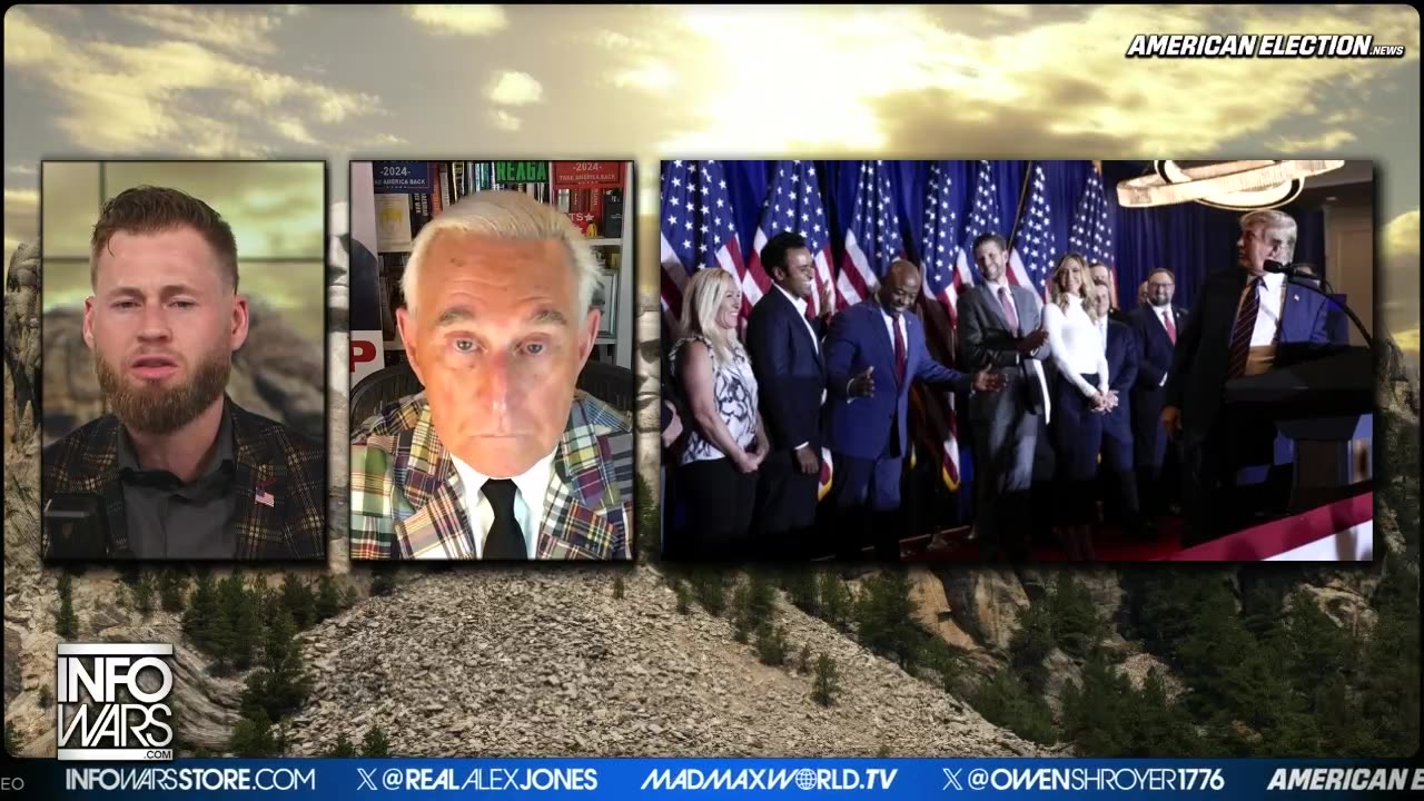 Roger Stone’s Last Epic Infowars Interview Trump’s VP Pick, Biden’s Replacement
