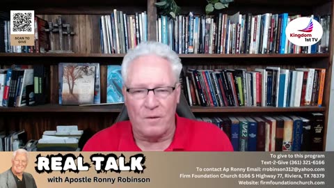 Greatest Gift Ever Given Part 3 | Real Talk with Ronny Robinson