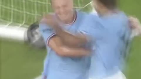 First goal for Haaland