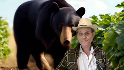 ANGRY CANADIAN BLACK BEAR
