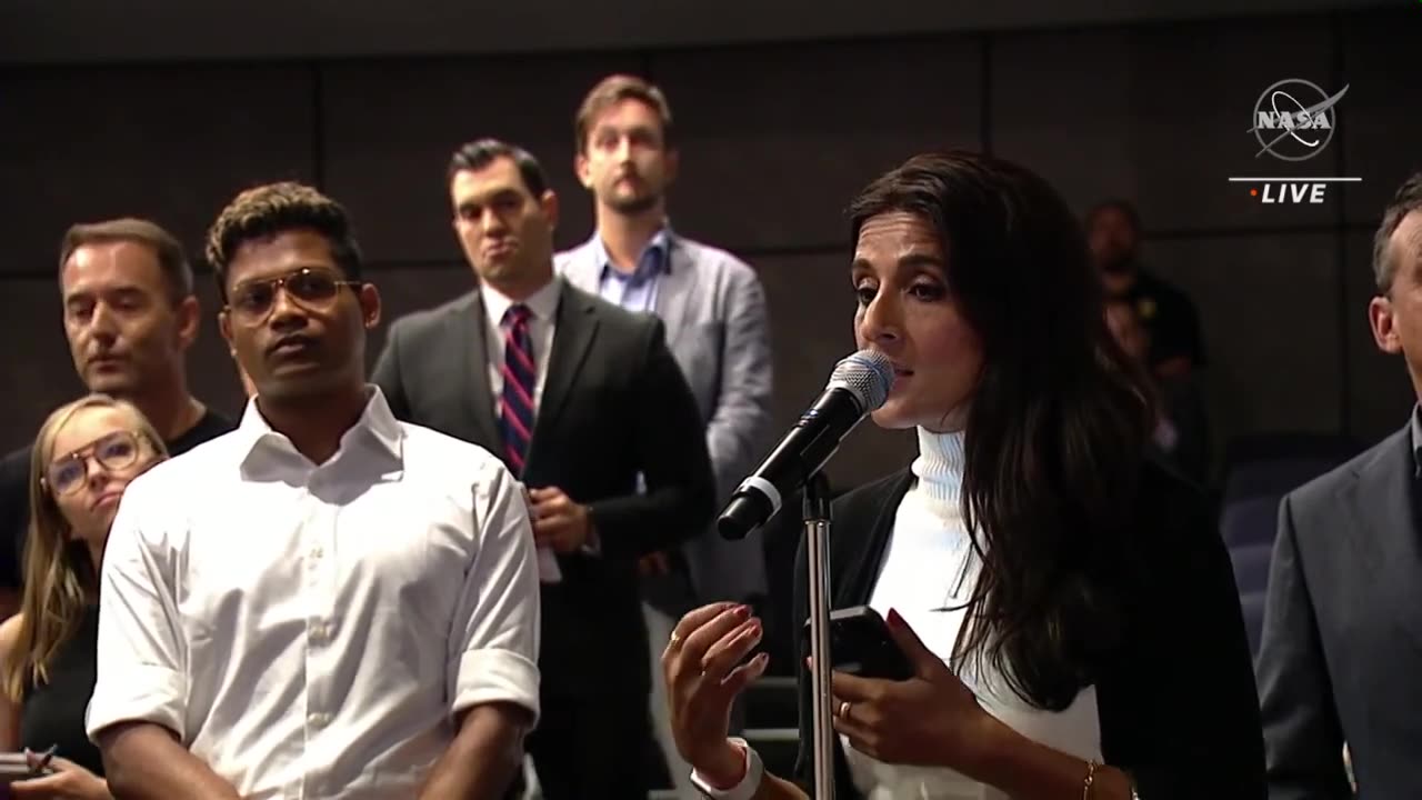 NASA news conference on UFO report.