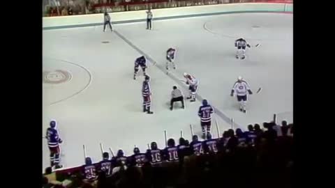 Le 5 ieme match de la final de la coupe Stanley de 1979 NY Rangers vs Canadien